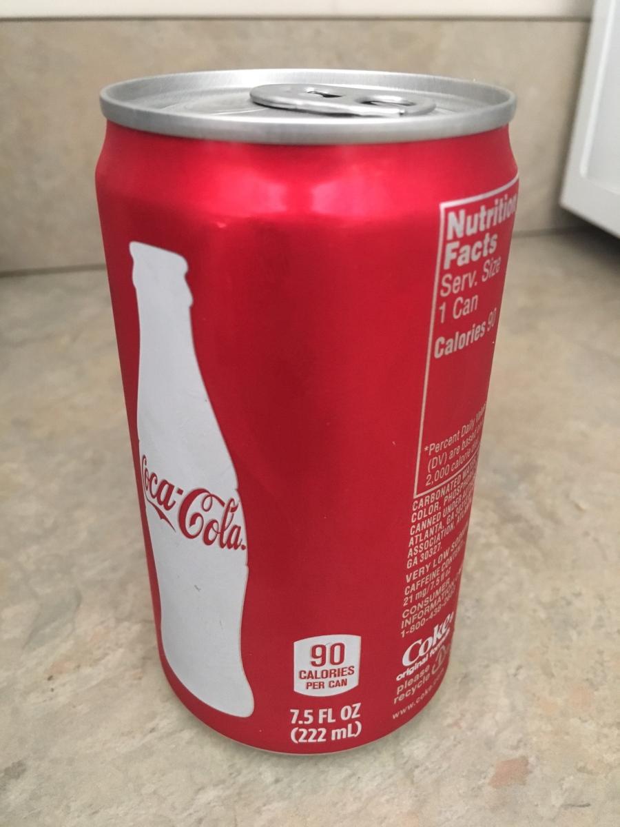 8 oz can of coke