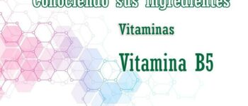 Ácido pantoténico o vitamina B5 para el pelo