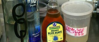 Margaritaville with science: agave nectar vs simple syrup.