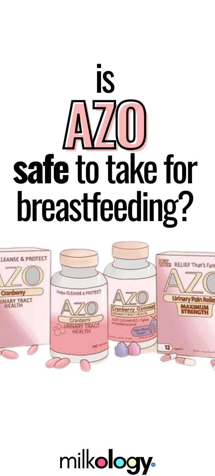 azo urinary pain relief while breastfeeding