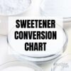 Keto Sweetener Conversion Chart For Erythritol, Monk Fruit, Stevia, & More