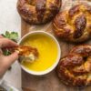 Cheesy Garlic & Herb Pretzels