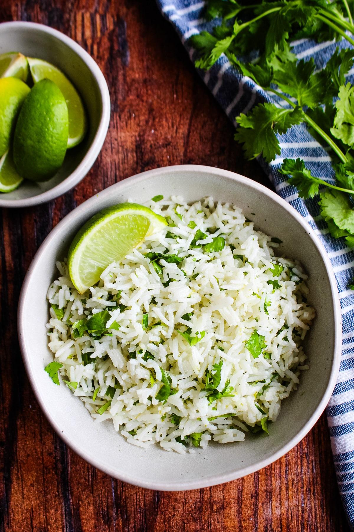 calories in cilantro lime rice