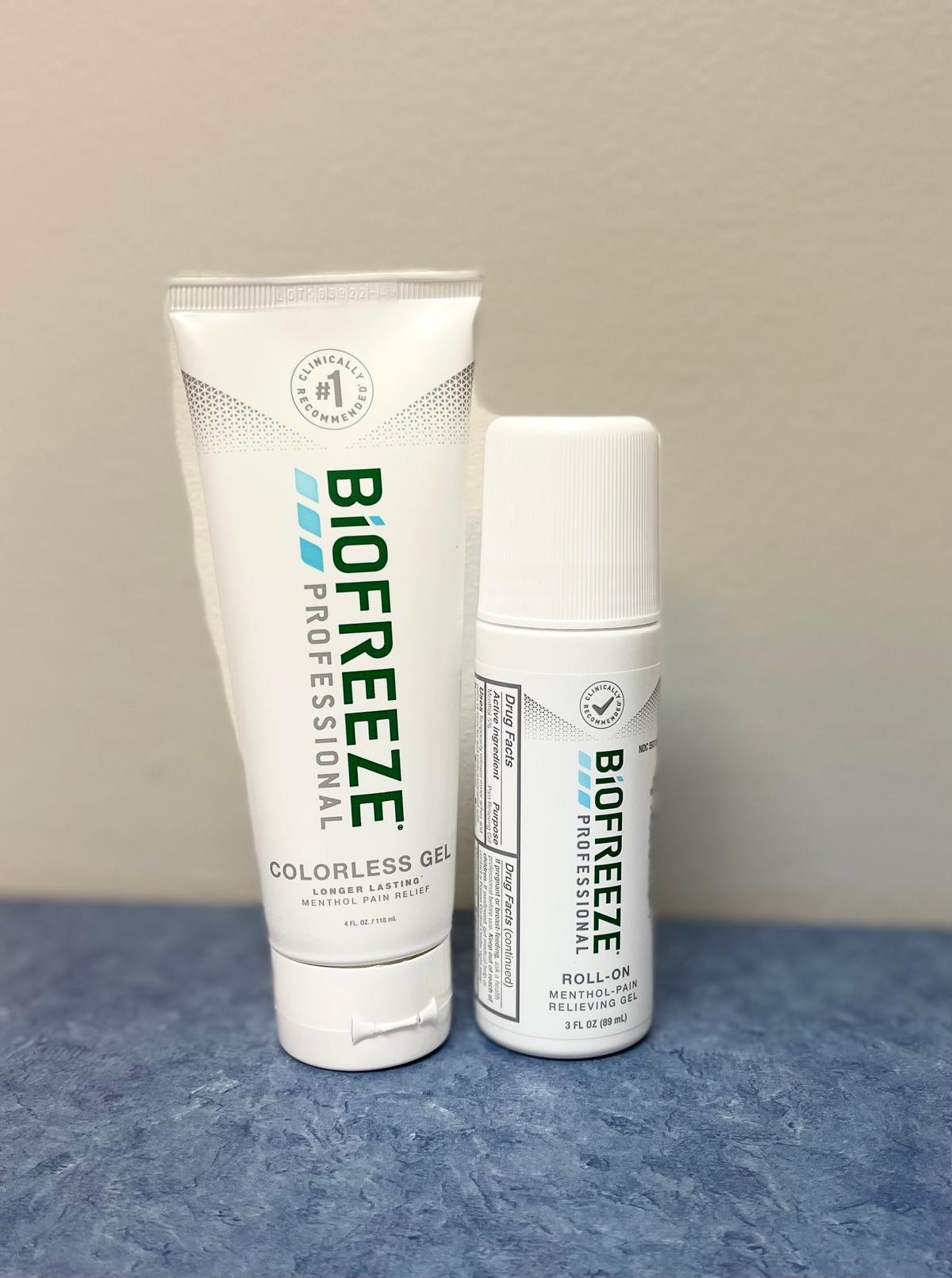 can i put biofreeze on my feet