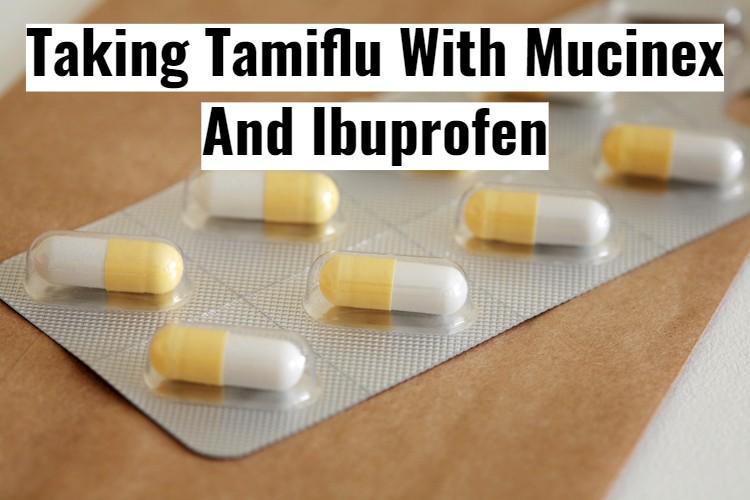 Tamiflu In Blister Pack - With Text Tamifu With Ibuprofen and Mucinex