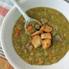 Slow Cooker Split Pea Soup with Ham