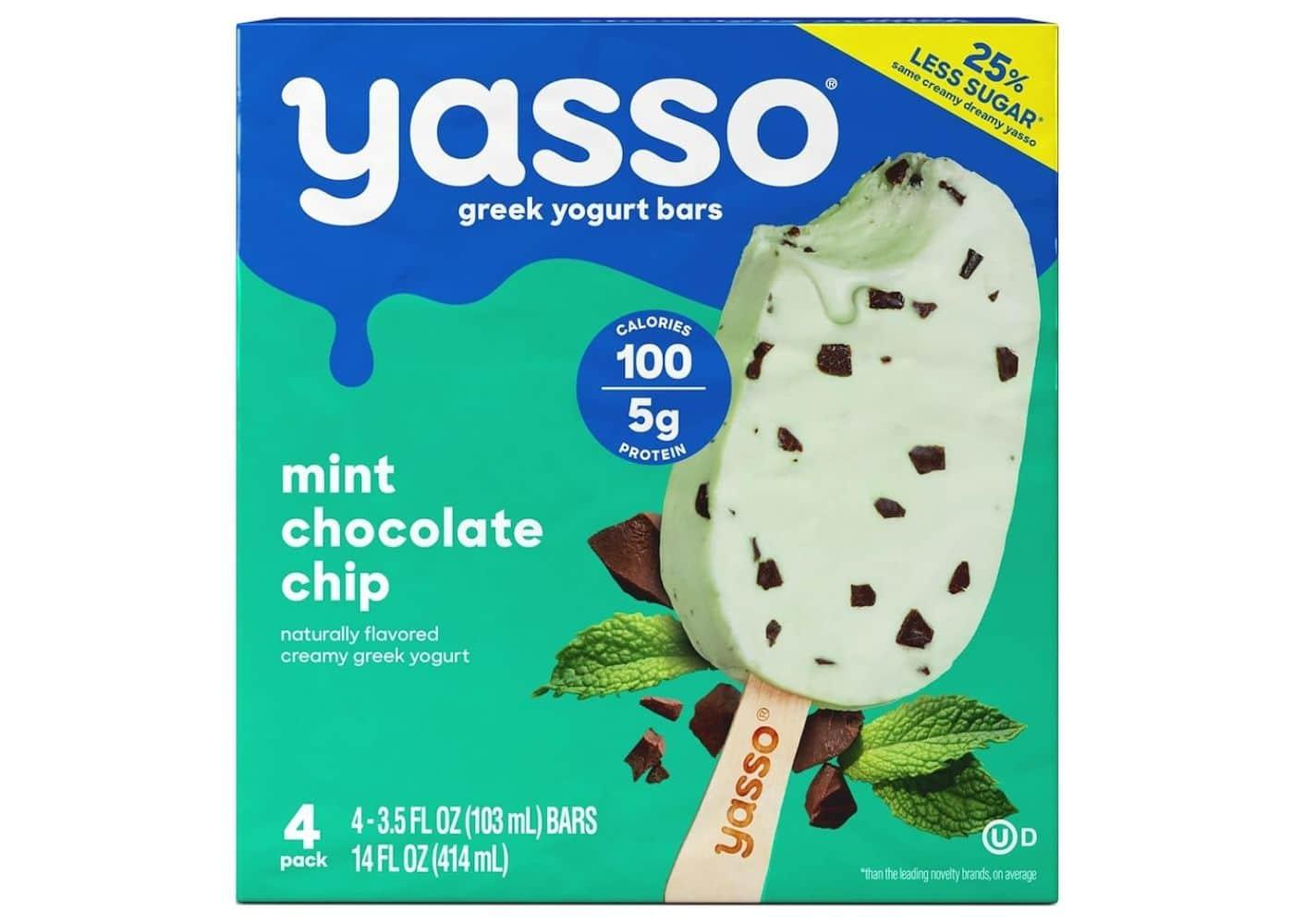 do yasso bars have dairy