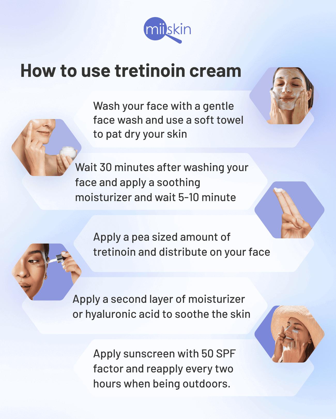 do you wash tretinoin off in the morning