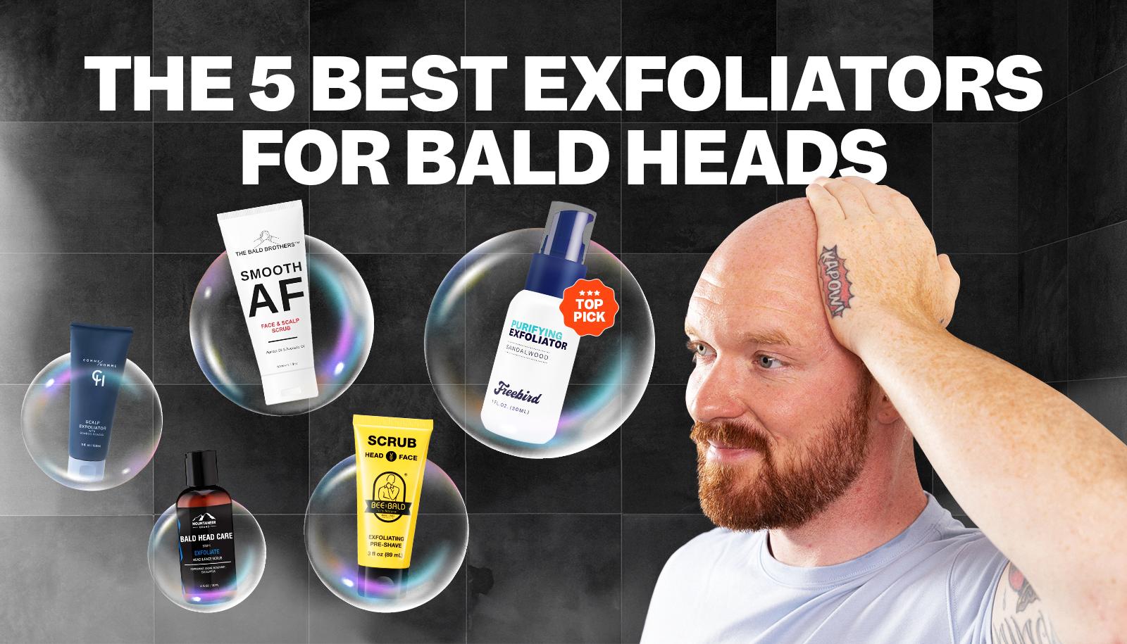 exfoliating scrub for bald head