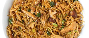 Shiitake Garlic Noodles