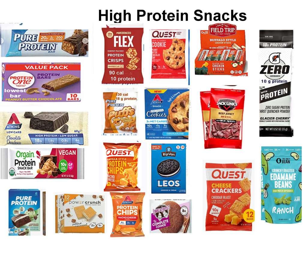 NEW LOW CARB HI PROTEIN SNACKS FOR 2024