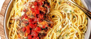 Slow Cooker Chicken with Tomatoes and Balsamic Vinegar