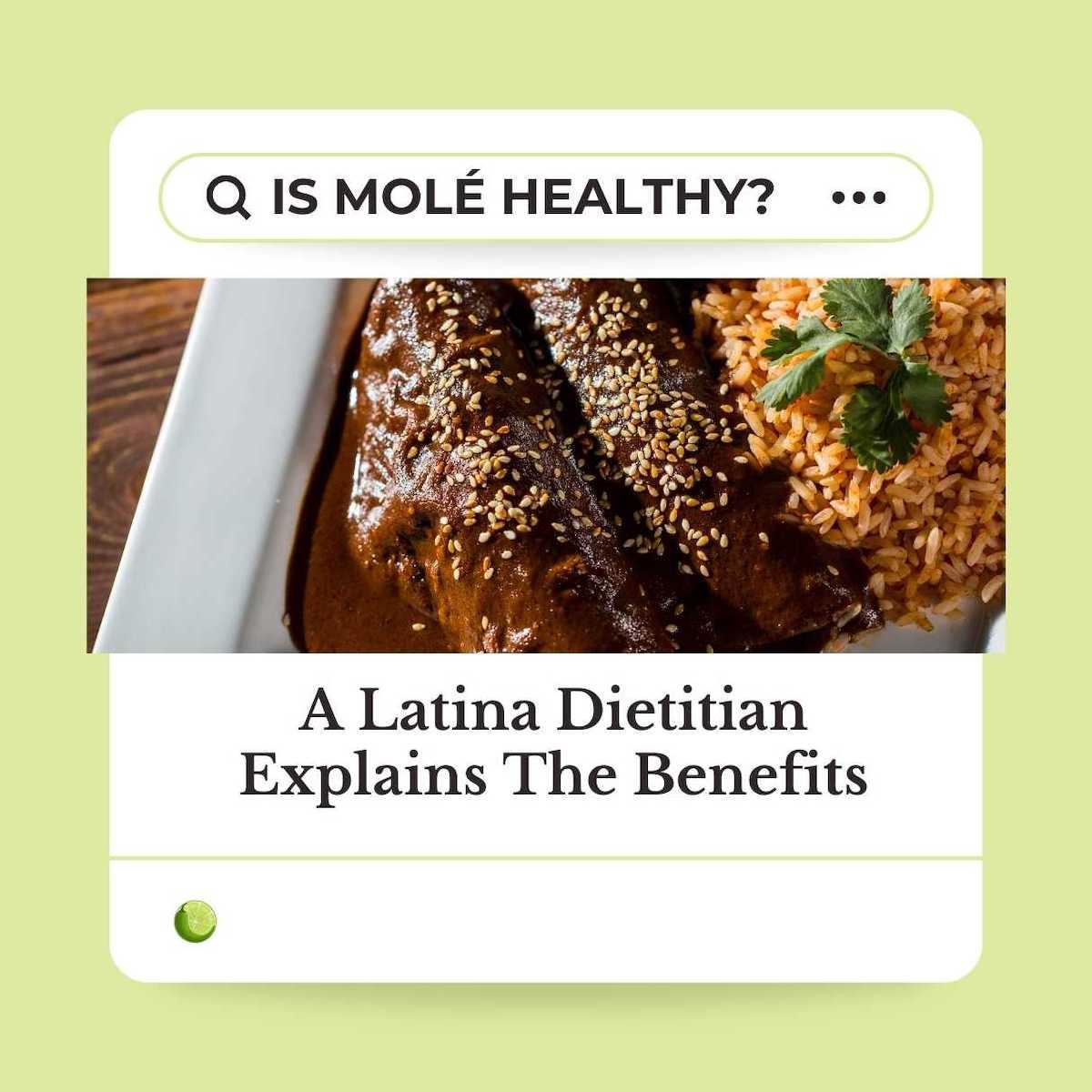 how many calories does mole have