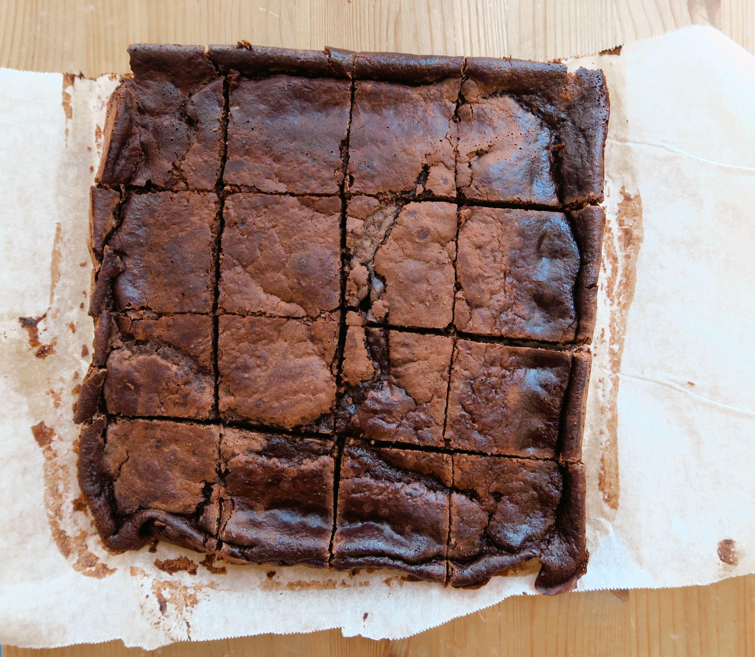 how many calories in a brownie square