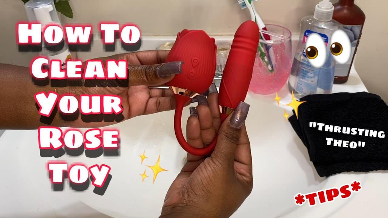 how to clean rose vibrator