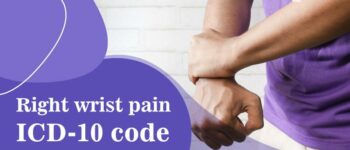 Right wrist pain ICD-10 code