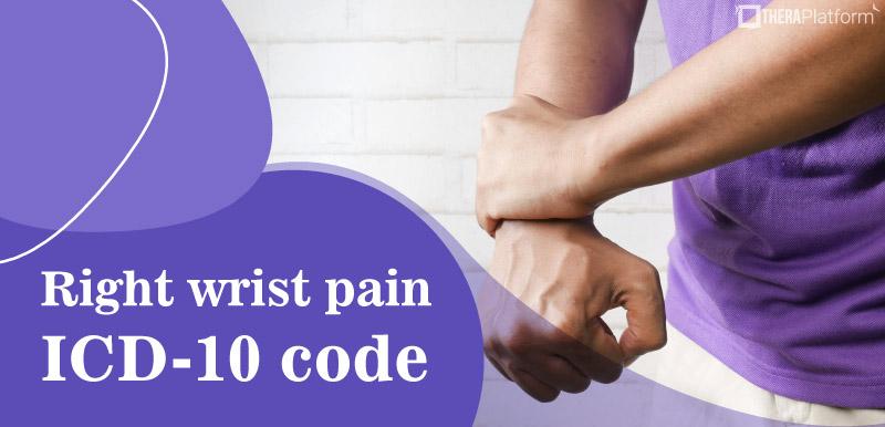 icd-10 code for right hand pain