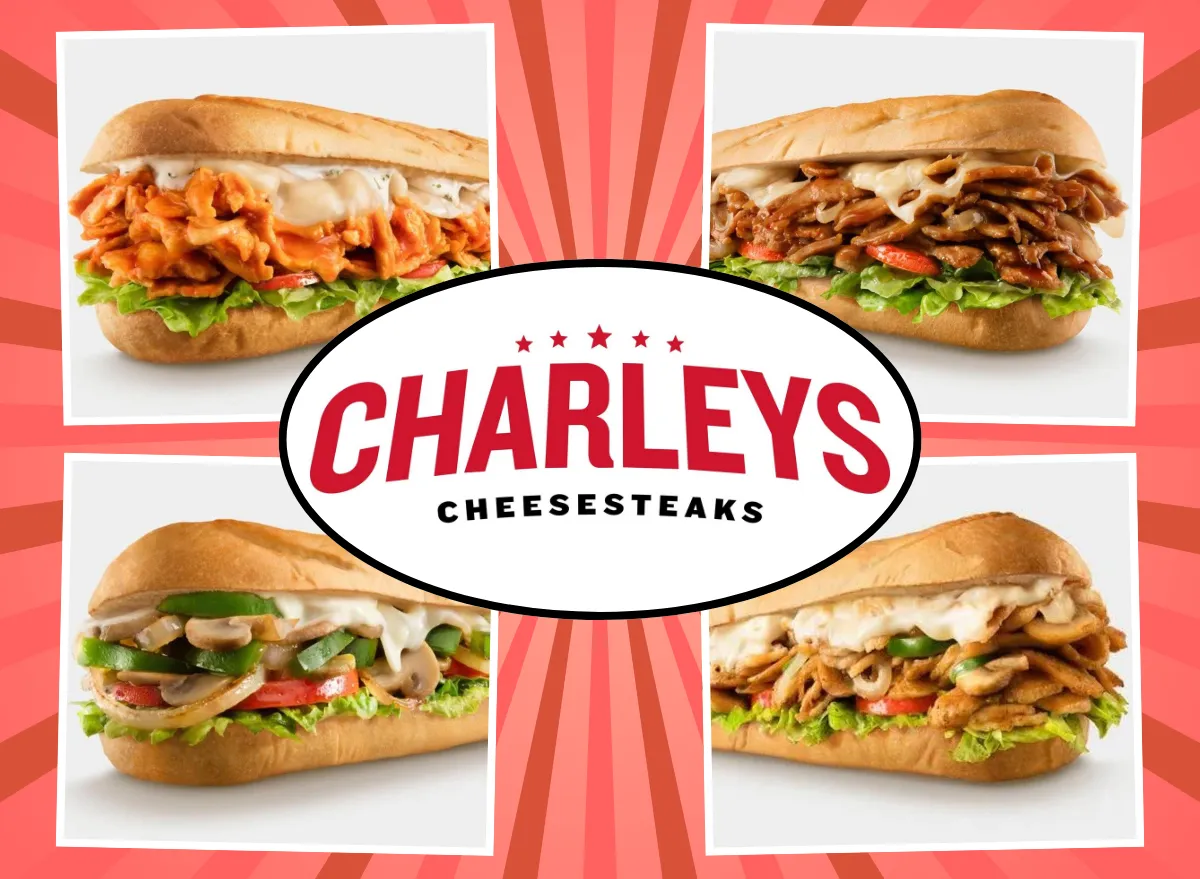 The 5 Healthiest Charleys Cheesesteaks Orders—and 4 To Avoid