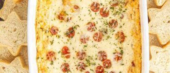 White Pizza Dip with Pepperoni