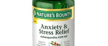 Nature's Bounty Anxiety & Stress Relief Supplement, Ashwagandha KSM-66 By Nature's Bounty