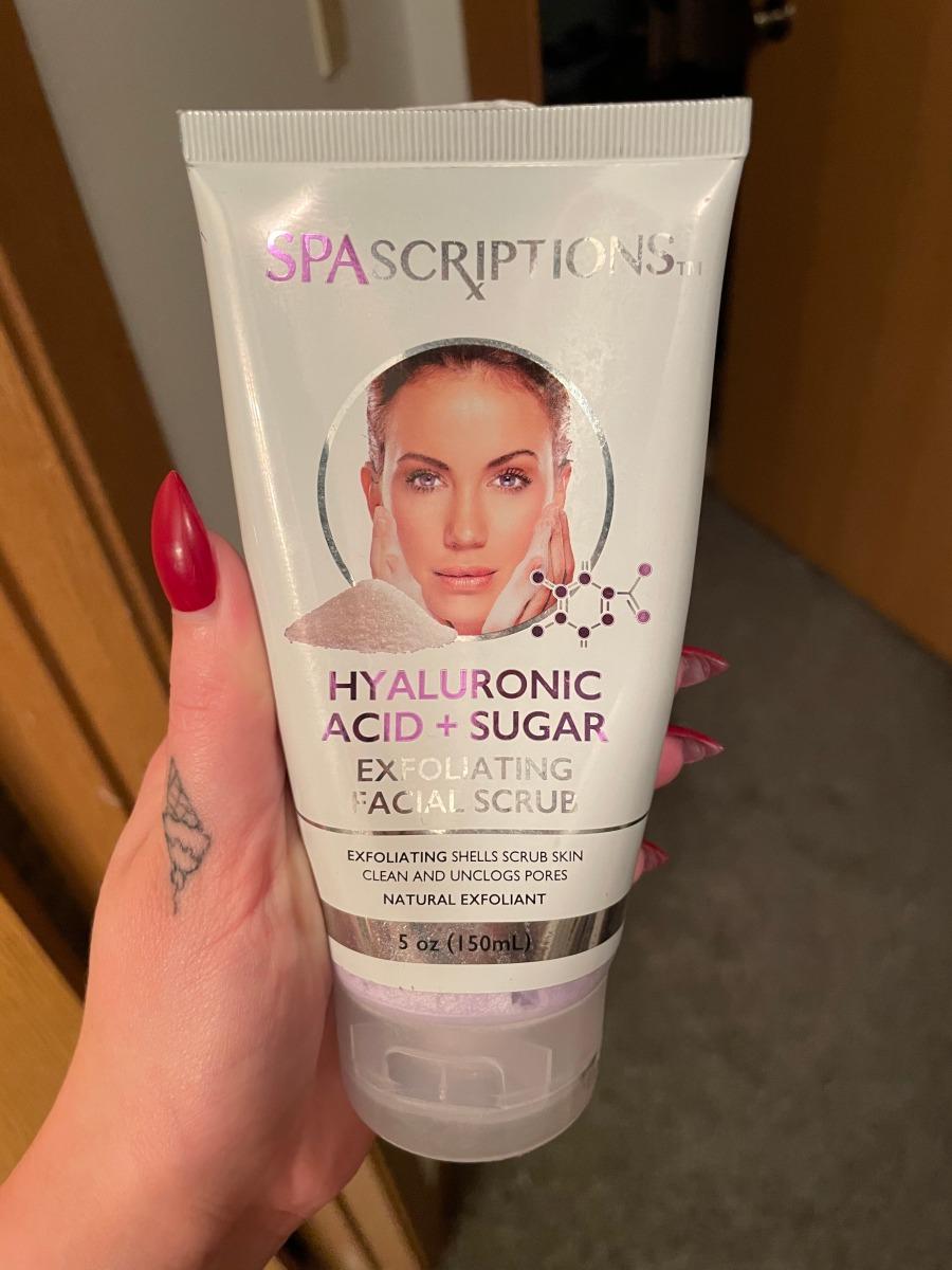 spascriptions hyaluronic acid and sugar scrub