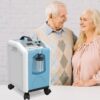 How much power does a 10 liter oxygen concentrator use