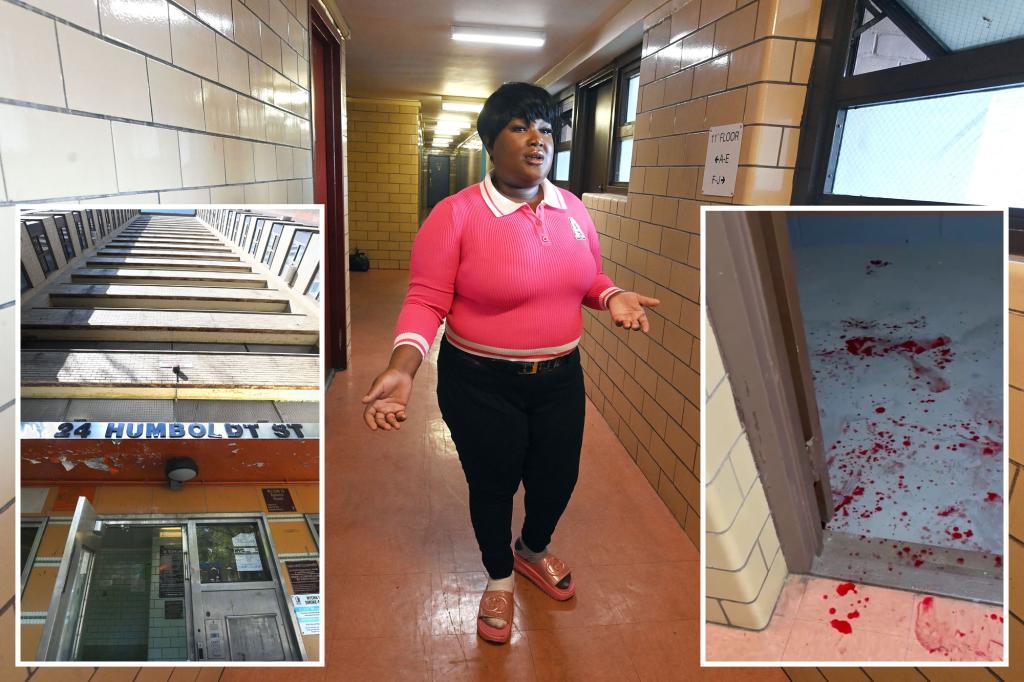 Mom stuck mopping bloody mess in NYCHA building after vicious slashing