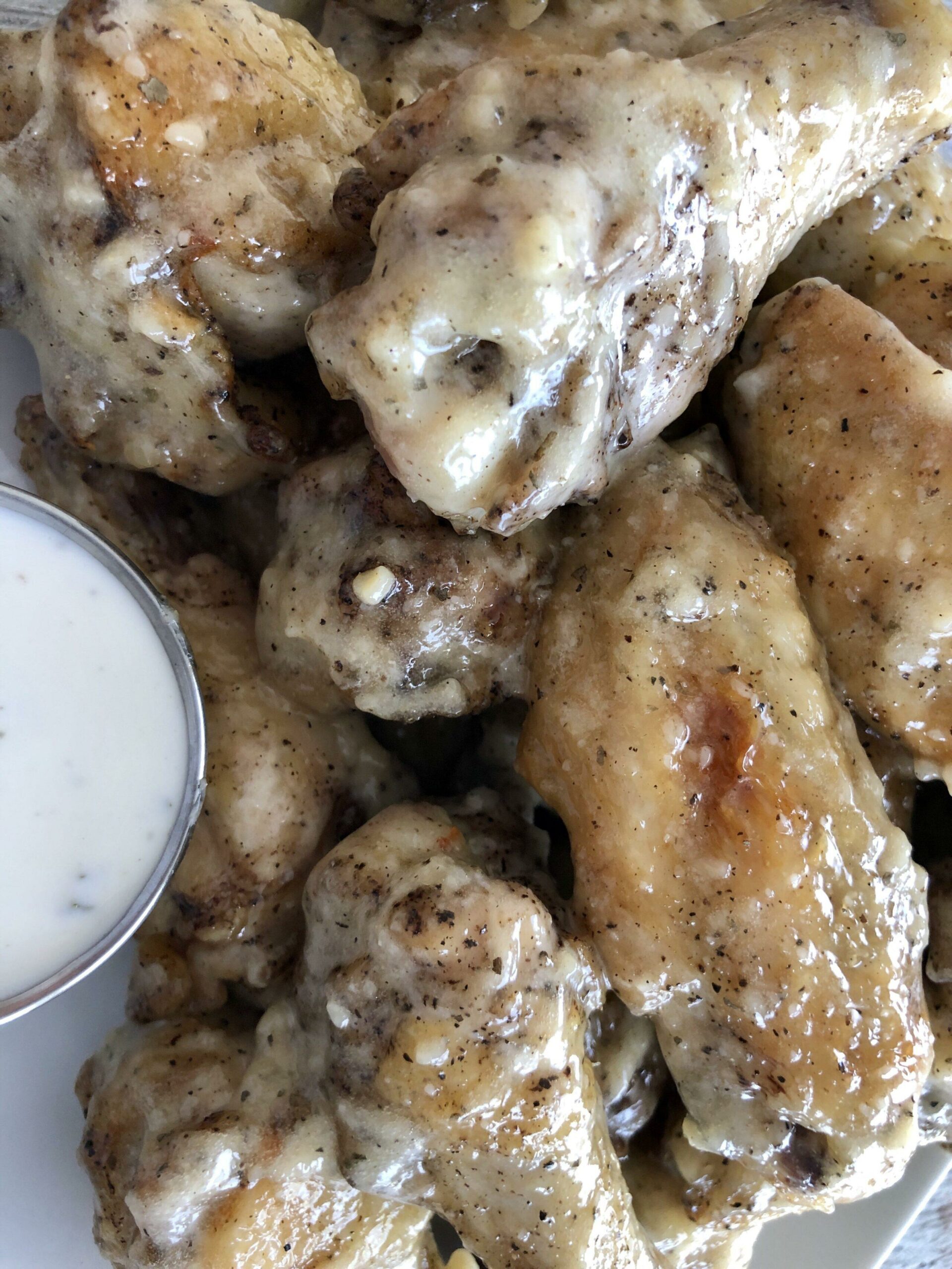 Parmesan Garlic Chicken Wings