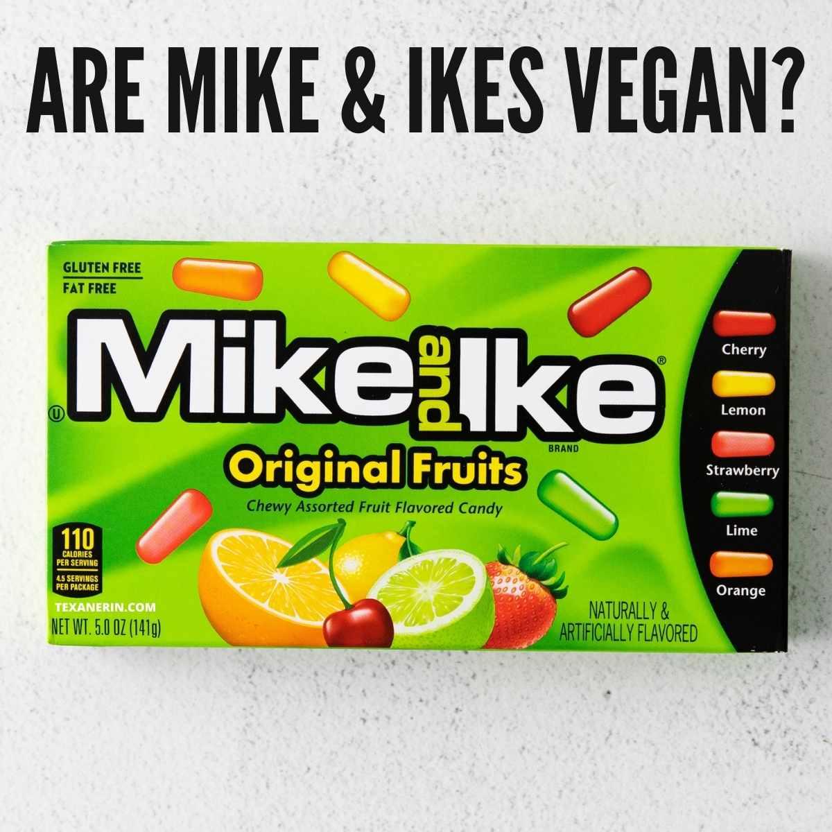 are mike and ike vegan