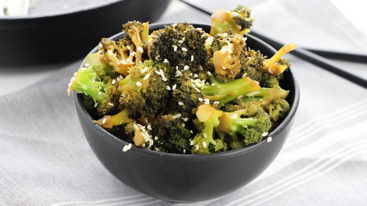 broccoli with garlic sauce calories