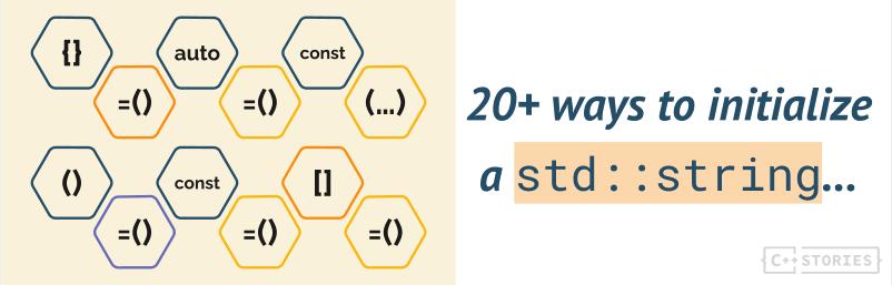 c++ initialize string
