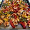 Keto Sheet Pan Shrimp Fajitas