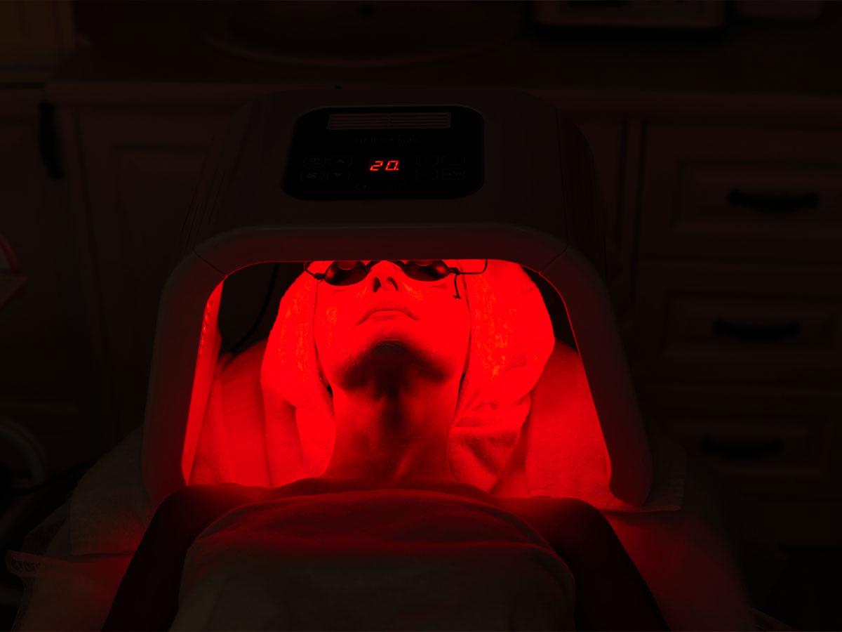 can i use red light therapy after botox