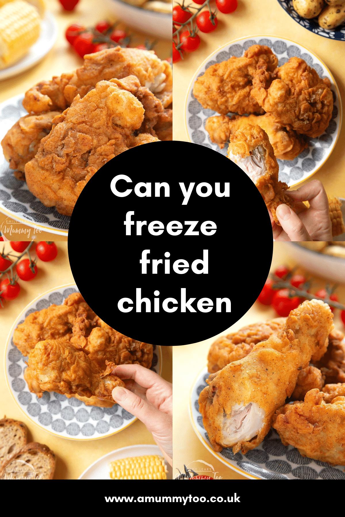 can you freeze kfc chicken