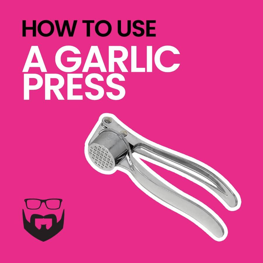 can you use garlic press for ginger