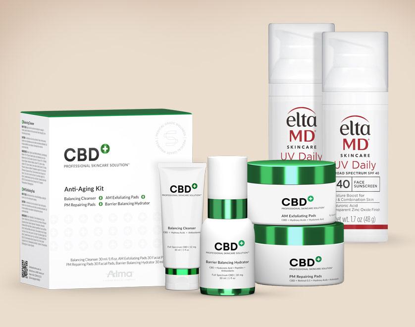 cbd professional skin care solution