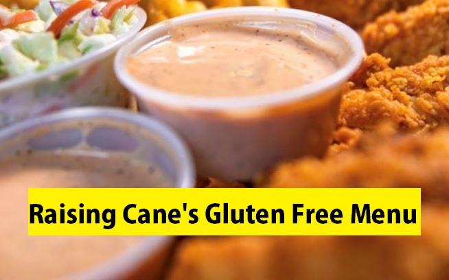 does canes have gluten free options