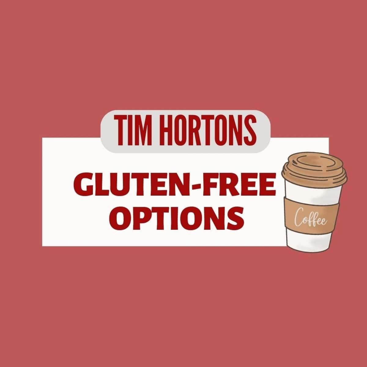 does tim hortons have gluten free donuts