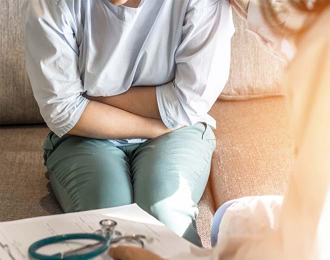 dolor en la entrepierna mujer