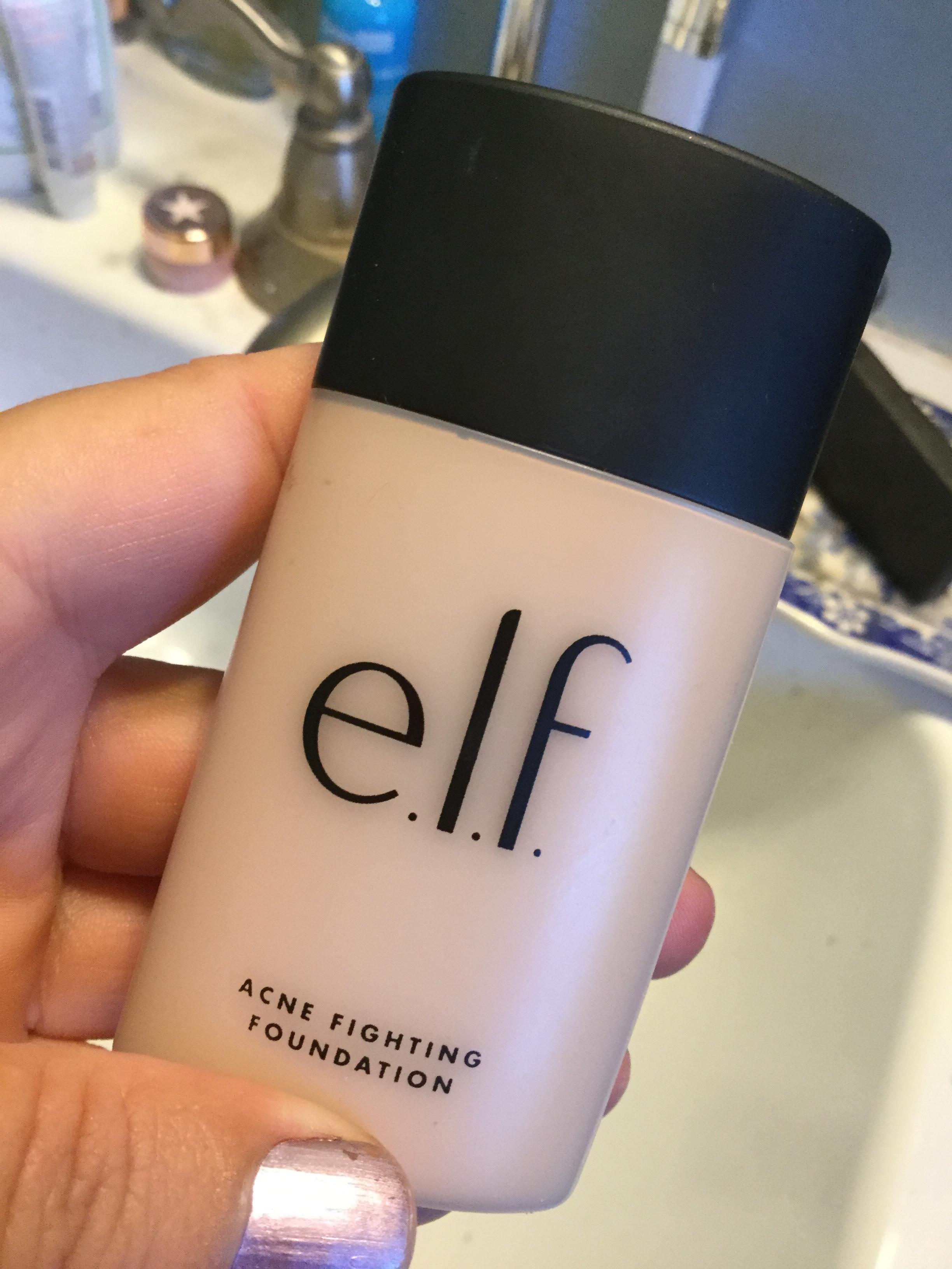 elf acne fighting foundation porcelain