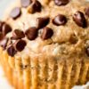 Healthy Peanut Butter Banana Muffins (dairy free + gluten free)