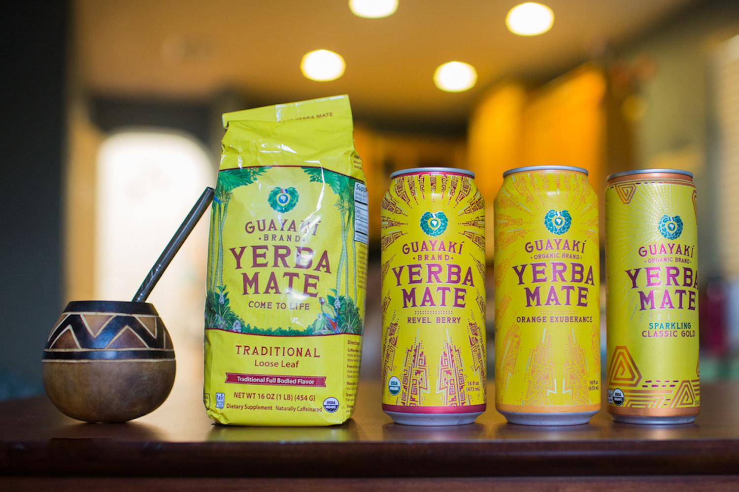 guayaki yerba mate glass bottle