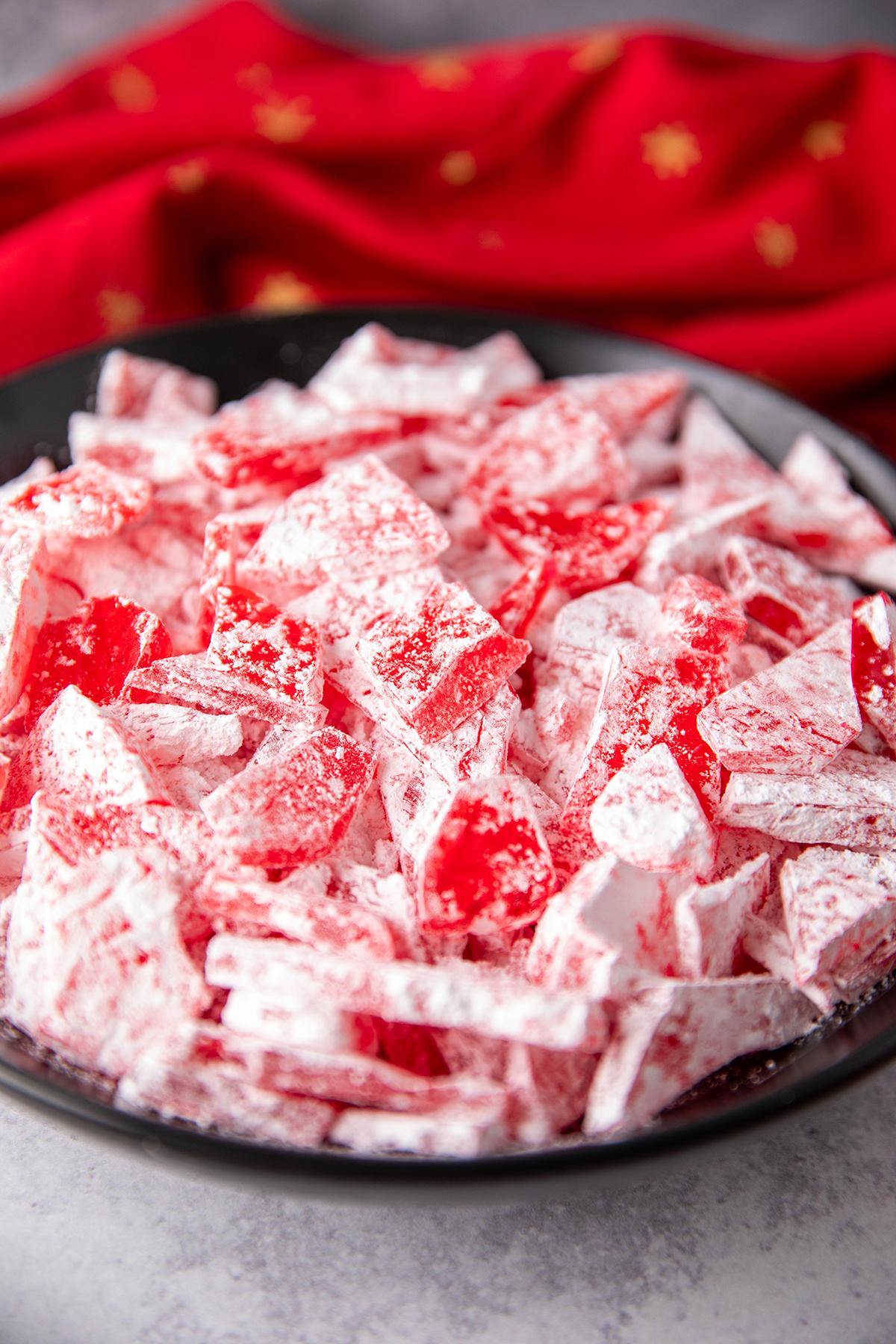 hard candy made with stevia