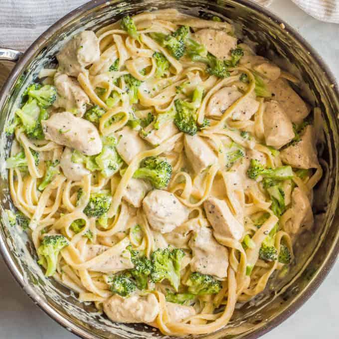 healthy choice chicken broccoli alfredo