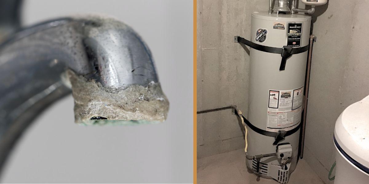 hot water heater calcium removal