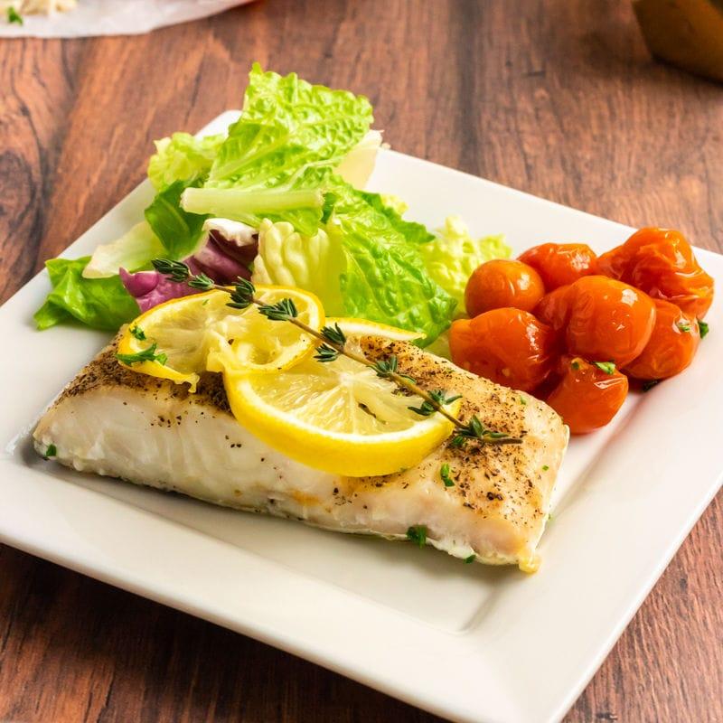 how many calories in baked haddock