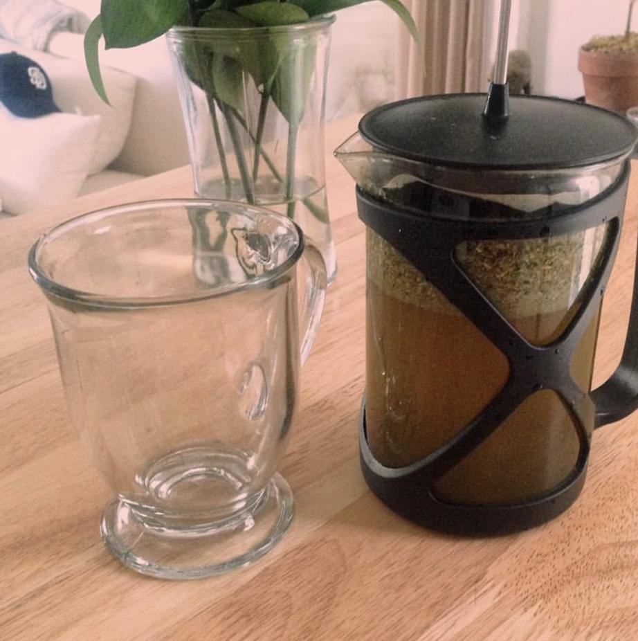 how to make yerba mate in french press