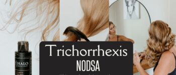 Trichorrhexis Nodsa - a weakened white dot along your hair shaft.