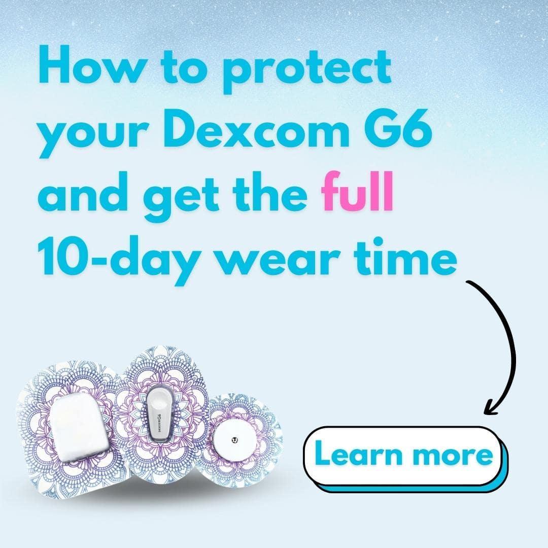 how to shower with a dexcom g6