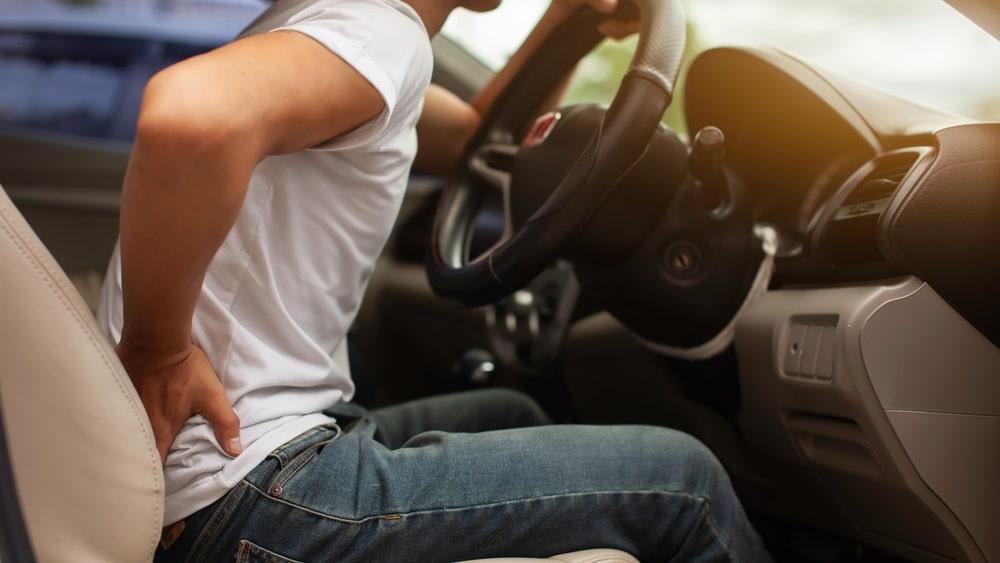 how to sit in car to avoid hip pain